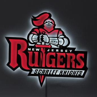 New York Rangers Wall Art - Team Logo Hockey Decor Game Room Sign