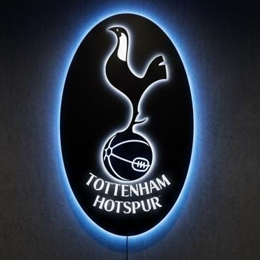 Tottenham Hotspur Wall Art - Official Team Crest - Football Fan Gift