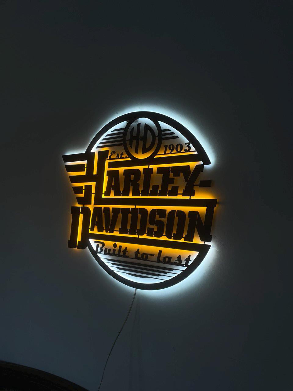 Special Design Harley Davidson Led Wall Sign very special harley davidson metal Led wall sign. 100% durable metal,Harley Gifts