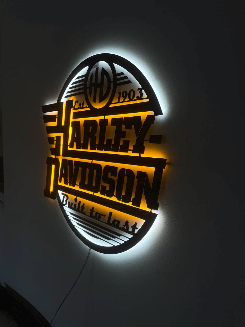 Special Design Harley Davidson Led Wall Sign very special harley davidson metal Led wall sign. 100% durable metal,Harley Gifts