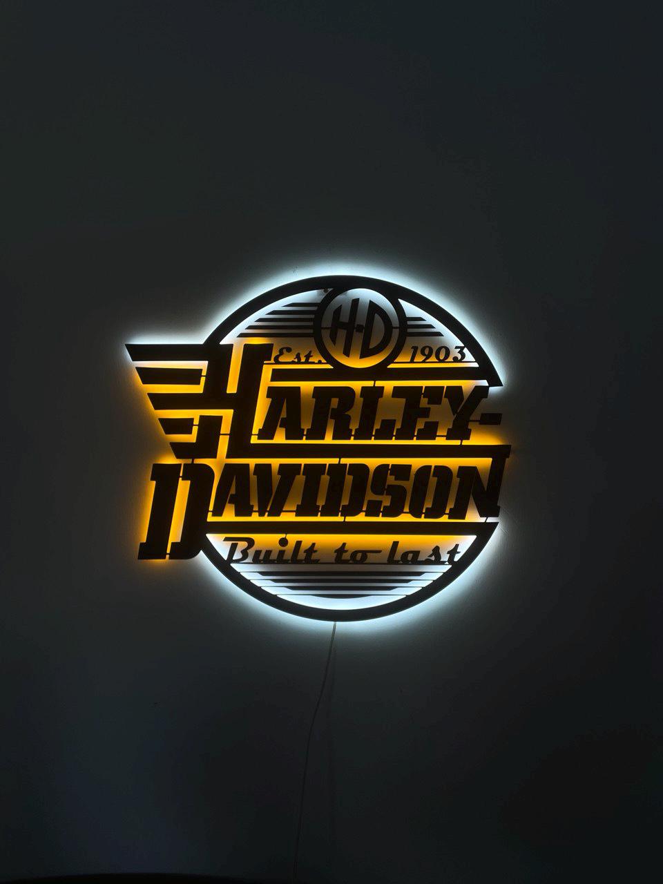 Special Design Harley Davidson Led Wall Sign very special harley davidson metal Led wall sign. 100% durable metal,Harley Gifts