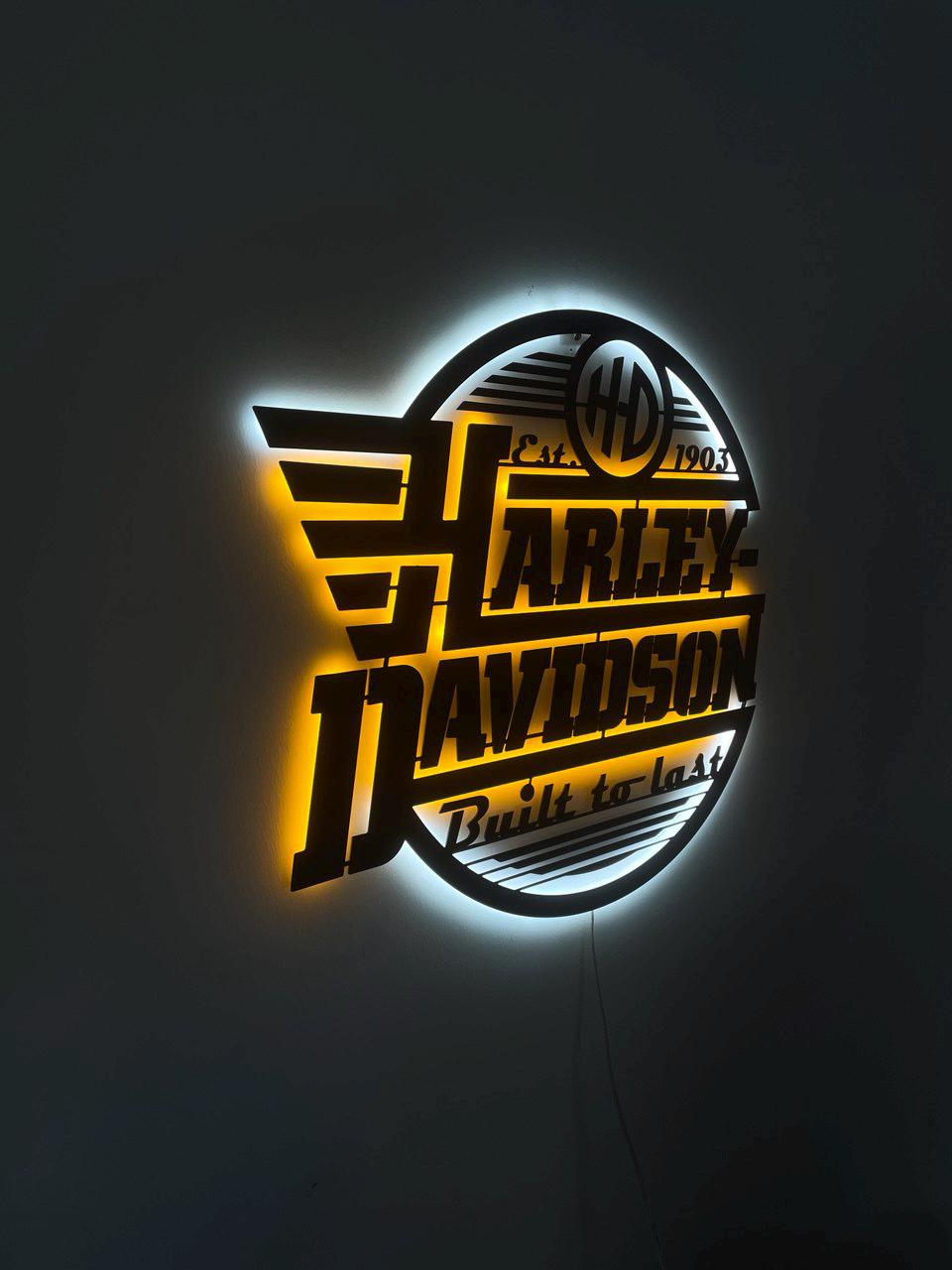 Special Design Harley Davidson Led Wall Sign very special harley davidson metal Led wall sign. 100% durable metal,Harley Gifts