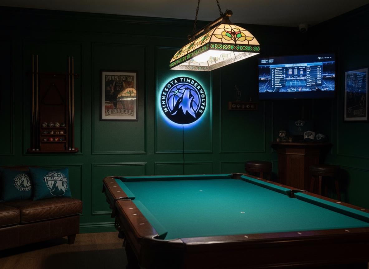 Minnesota Timberwolves Wall Art - NBA Team Logo Sports Room Decor