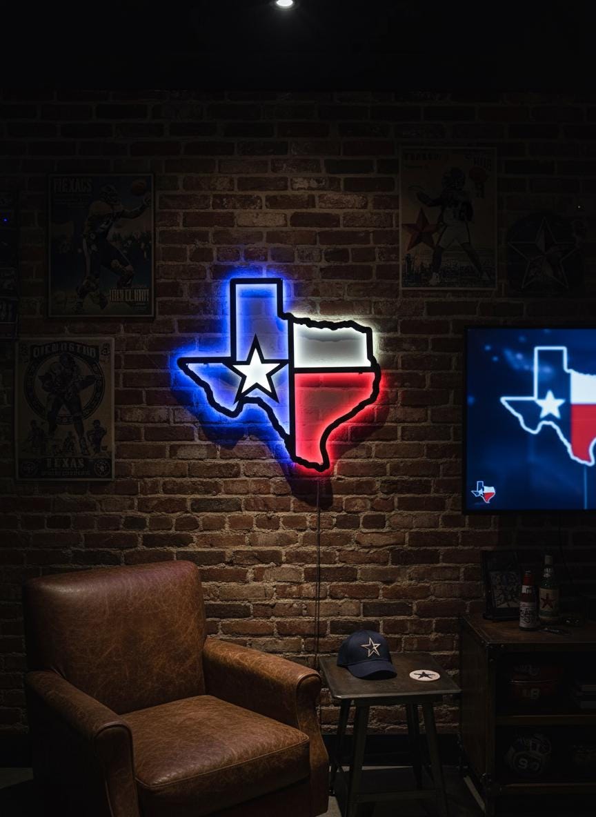 Texas State Bobcats Wall Decor - NCAA Team Logo Art - College Fan Gift
