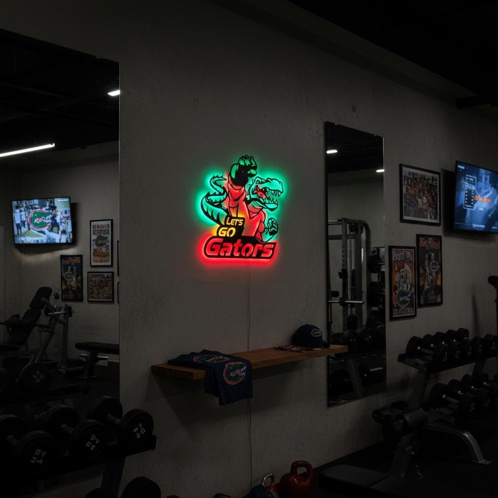 Florida Gators Wall Art – Handmade Steel NCAA Team Logo Sign