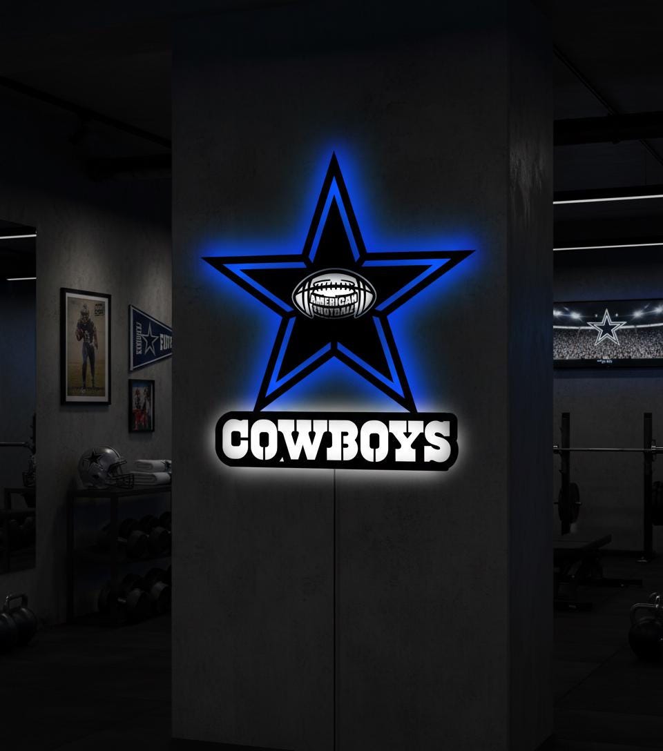 Dallas Stars Wall Art - Official NHL Team Logo Hockey Fan Game Room Decor