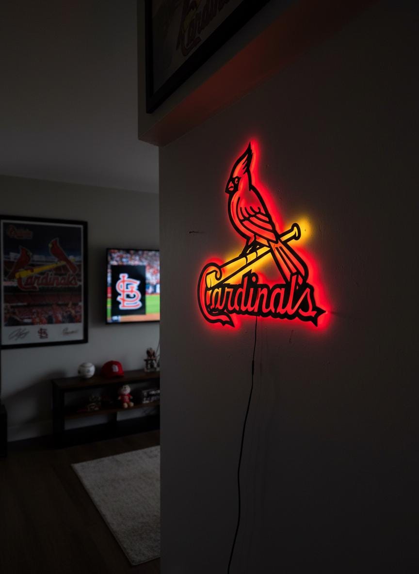 Arizona Cardinals Wall Art - Official Team Logo NFL Football Decor Gift