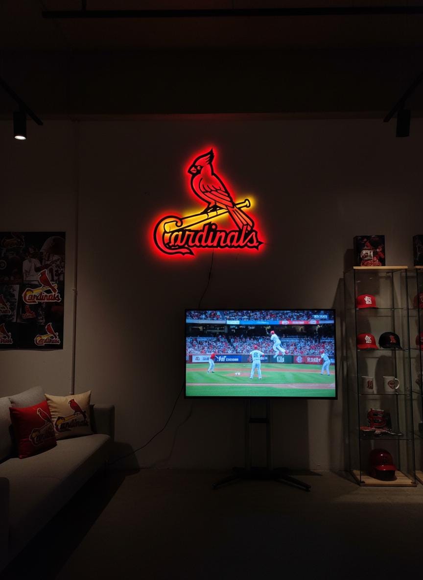 Arizona Cardinals Wall Art - Official Team Logo NFL Football Decor Gift