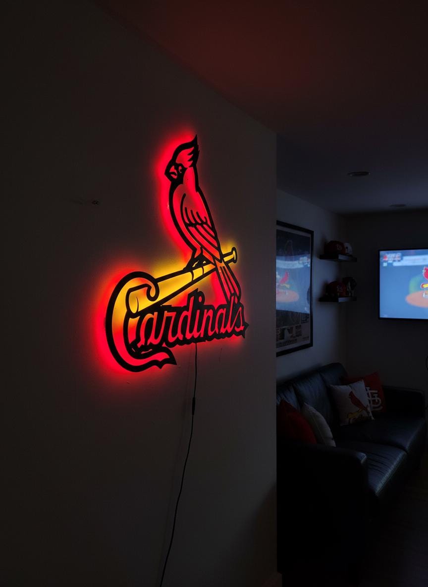 Arizona Cardinals Wall Art - Official Team Logo NFL Football Decor Gift