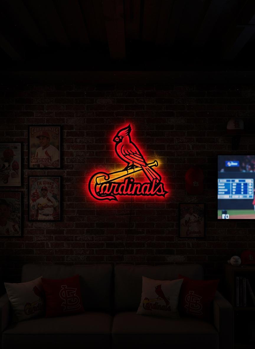 Arizona Cardinals Wall Art - Official Team Logo NFL Football Decor Gift