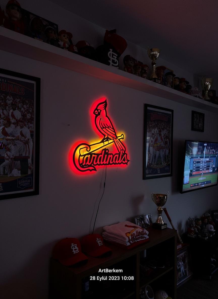 Arizona Cardinals Wall Art - Official Team Logo NFL Football Decor Gift